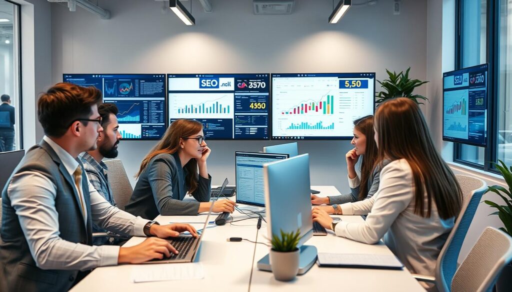 Revenue Boomers SEO team analyzing Santa Rosa business data