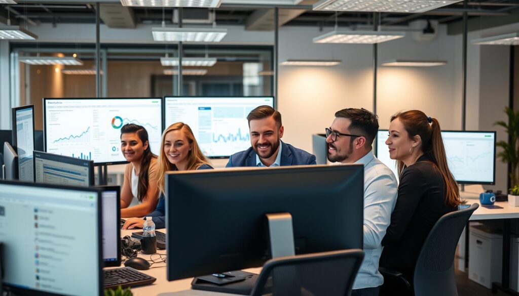 Revenue Boomers SEO team working in Pembroke Pines office