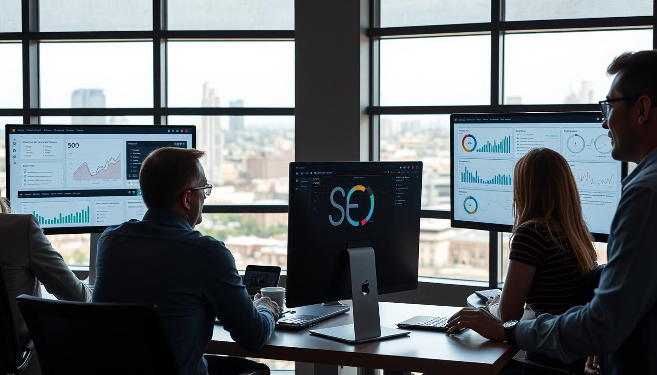 SEO Agency McKinney TX team analyzing search results for local business