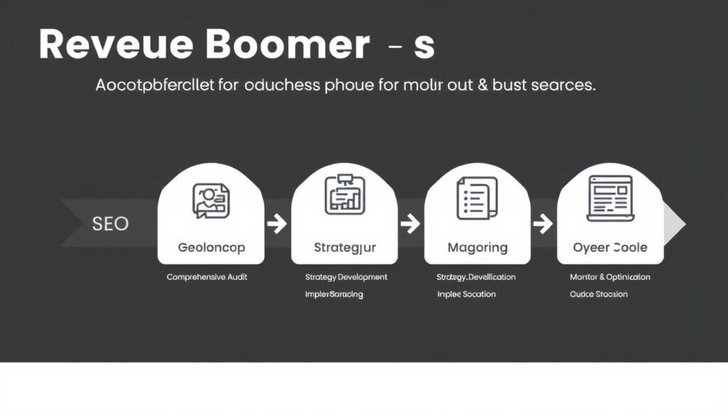 SEO Agency Sioux Falls SD process flowchart showing strategy development