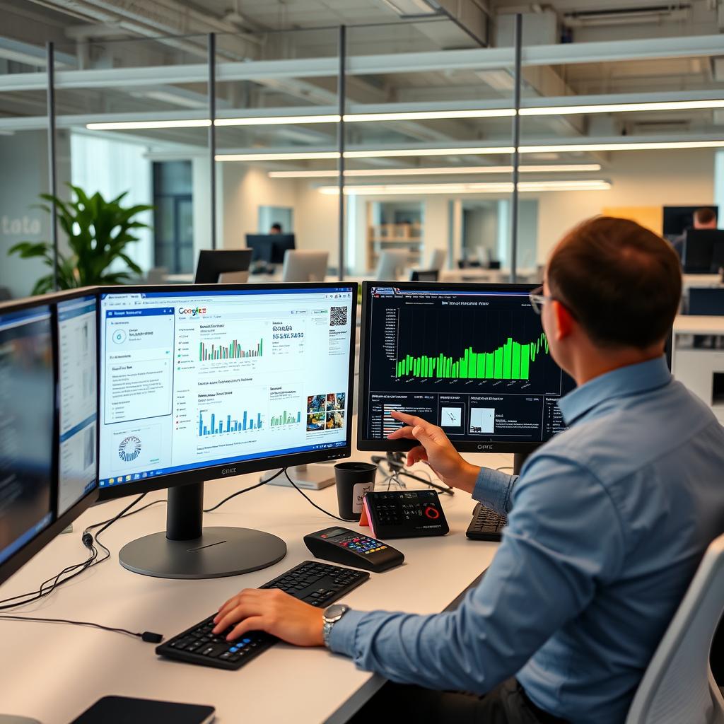 SEO Agency Tallahassee FL team member performing website audit