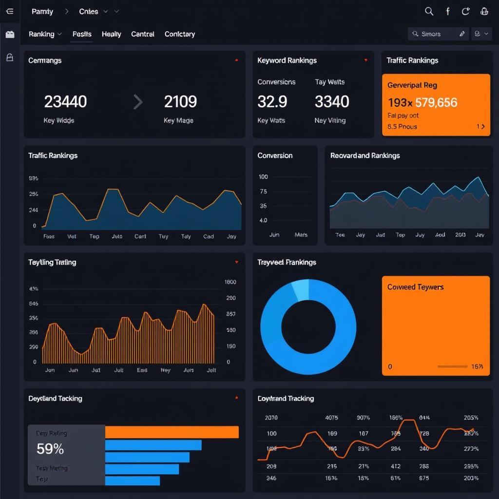 SEO performance monitoring dashboard