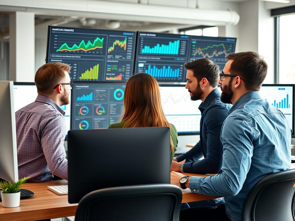 SEO specialists from Revenue Boomers analyzing Fort Lauderdale SEO data