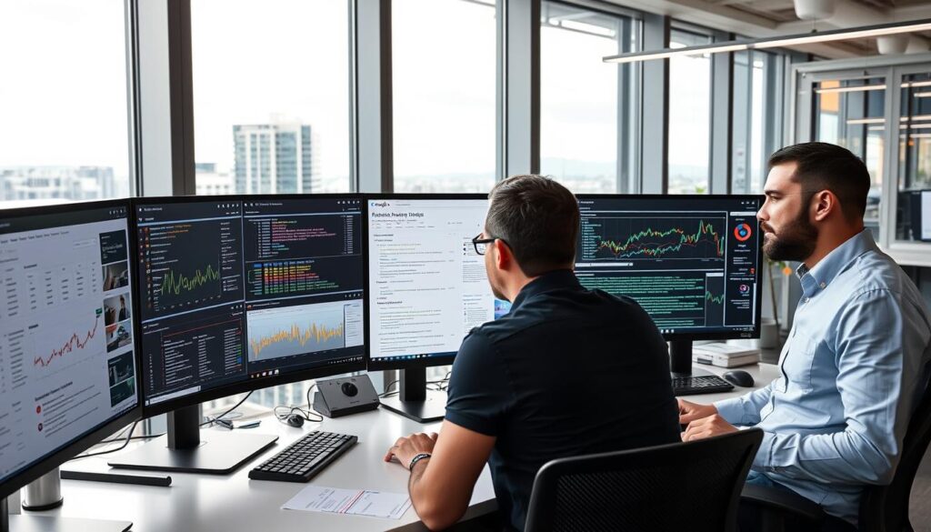 SEO strategy session at Revenue Boomers Vancouver WA office