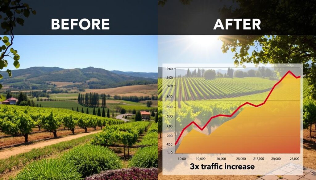 Santa Rosa winery that increased traffic through SEO