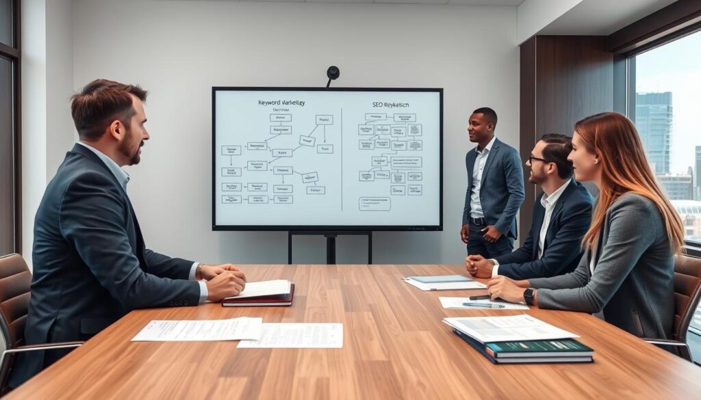 Strategy session for Akron business SEO planning