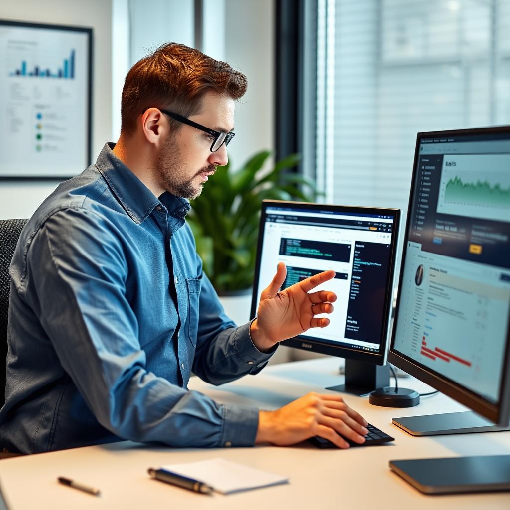 Technical SEO audit being performed by SEO Agency Grand Rapids MI technician