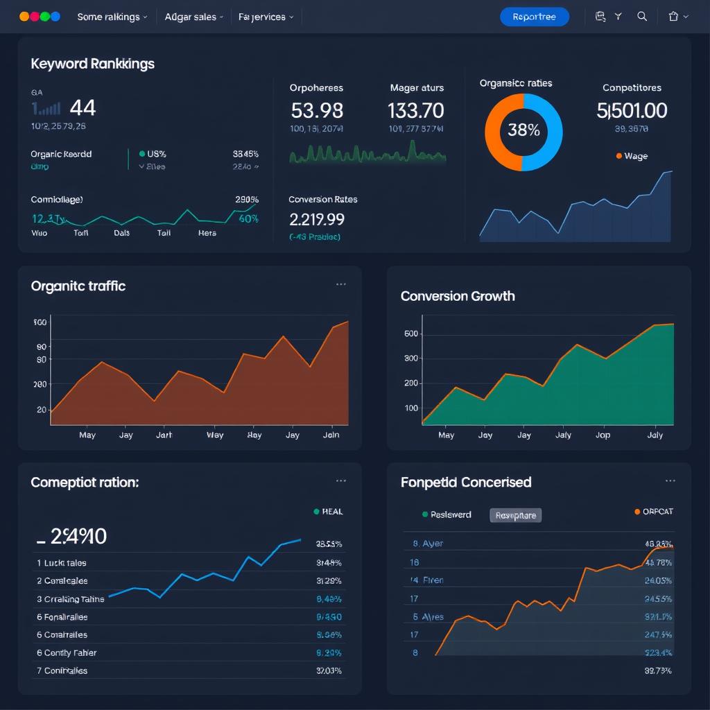 Transparent SEO reporting dashboard for Grand Prairie clients