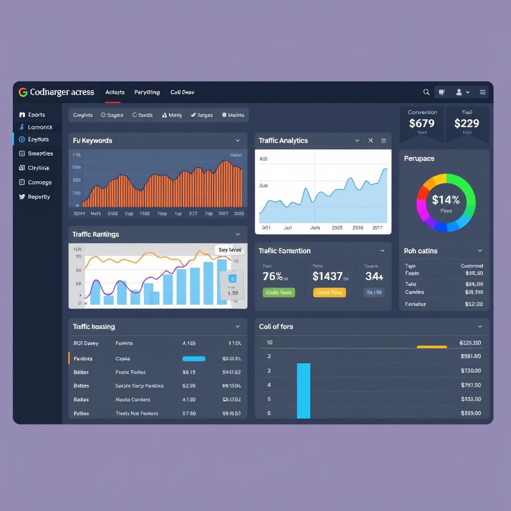 Transparent SEO reporting dashboard